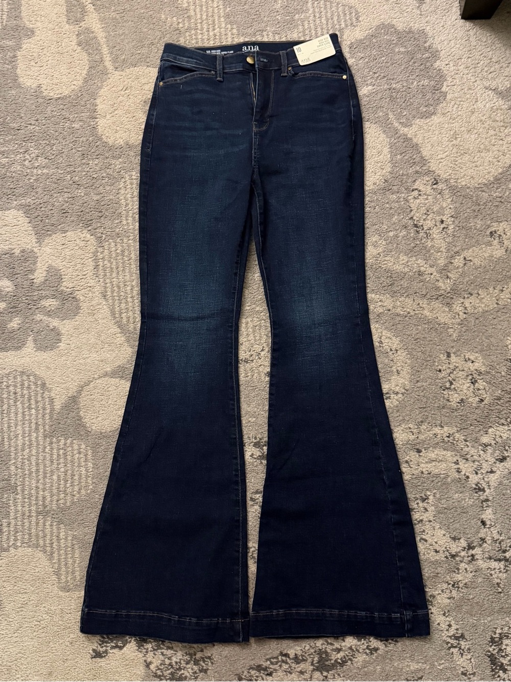 a.n.a Dark Indigo Flare Jeans size 10